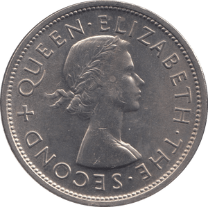 1953 ONE CROWN NEW ZEALAND - WORLD COINS - Cambridgeshire Coins