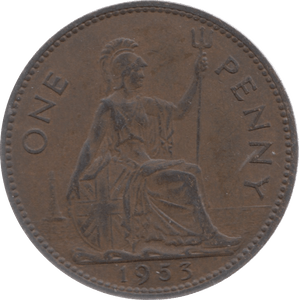1953 PENNY 3 ( UNC ) - Penny - Cambridgeshire Coins