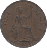 1953 PENNY 3 ( UNC ) - Penny - Cambridgeshire Coins
