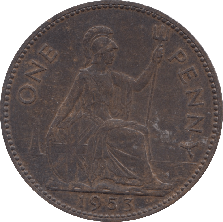 1953 PENNY ( AUNC ) - Penny - Cambridgeshire Coins
