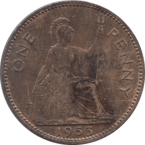 1953 PENNY ( UNC ) - Penny - Cambridgeshire Coins