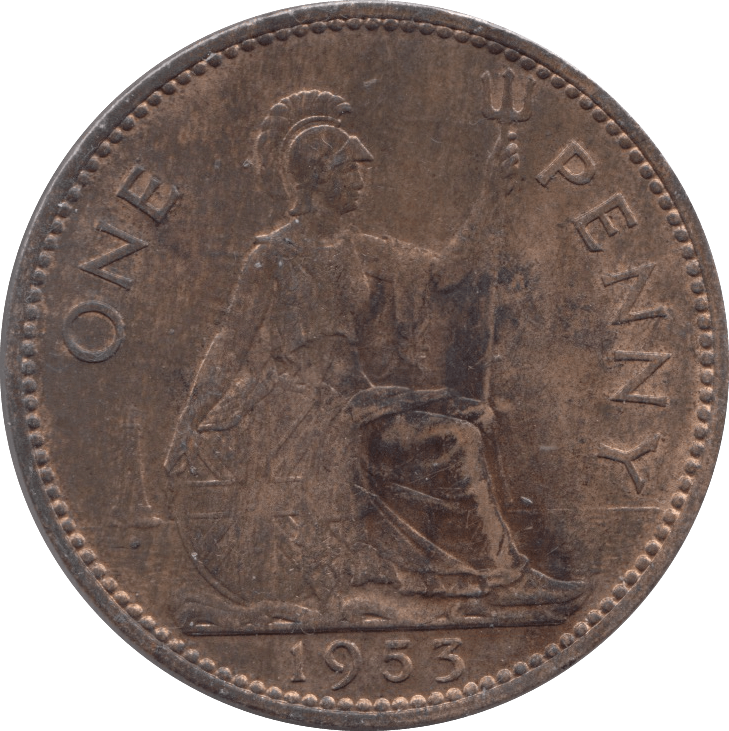 1953 PENNY ( UNC ) - Penny - Cambridgeshire Coins