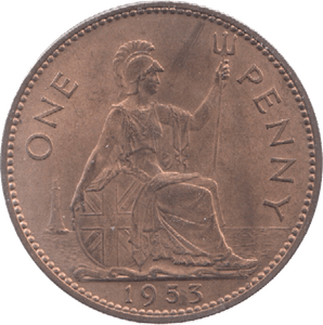 1953 PENNY ( UNC ) - Penny - Cambridgeshire Coins