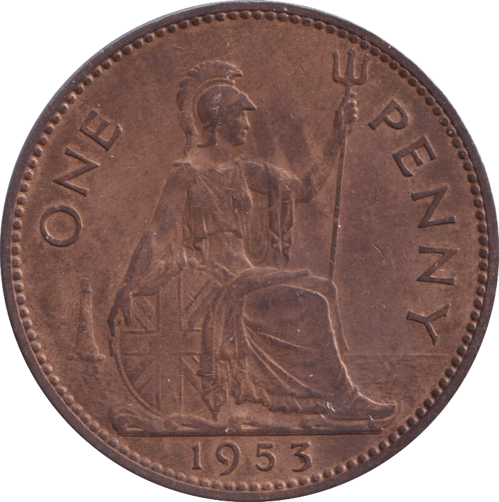 1953 PENNY ( UNC ) - PENNY - Cambridgeshire Coins