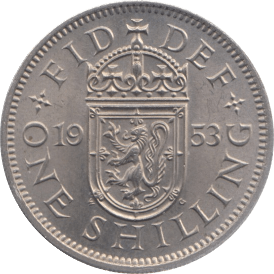 1953 SCOTTISH SHILLING ( BU ) - Shilling - Cambridgeshire Coins