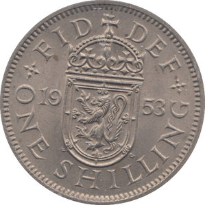 1953 SHILLING ( UNC ) SCOT - Shilling - Cambridgeshire Coins