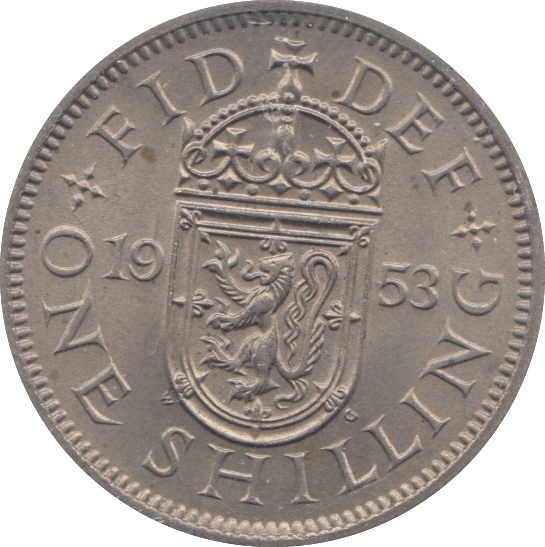 1953 SHILLING ( UNC ) SCOT - Shilling - Cambridgeshire Coins