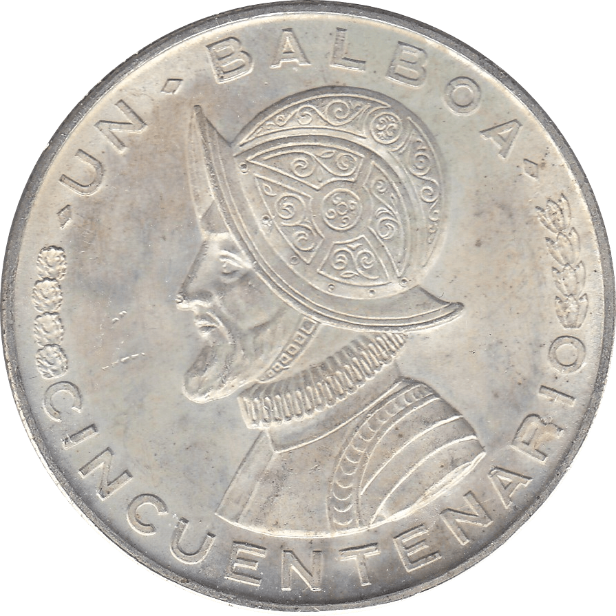 1953 SILVER 1 BALBOA PANAMA A - WORLD SILVER COINS - Cambridgeshire Coins