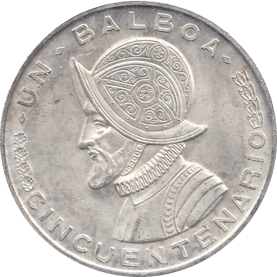 1953 SILVER 1 BALBOA PANAMA B - WORLD SILVER COINS - Cambridgeshire Coins