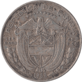 1953 SILVER 1/10 BALBOA PANAMA - WORLD COINS - Cambridgeshire Coins