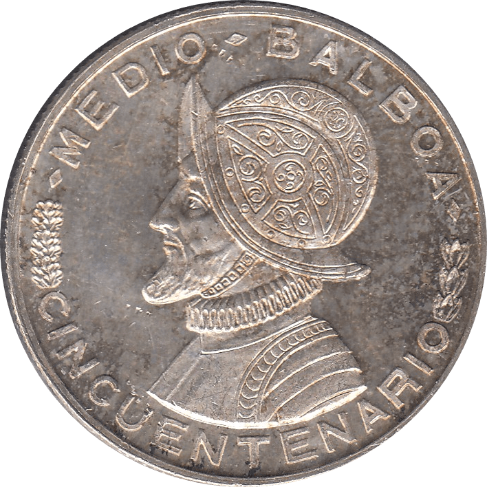 1953 SILVER 2 1/2 BALBOA PANAMA A - WORLD SILVER COINS - Cambridgeshire Coins