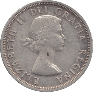 1953 SILVER CANADIAN DOLLAR - SILVER WORLD COINS - Cambridgeshire Coins