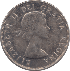 1953 SILVER FIFTY CENTS CANADA - WORLD SILVER COINS - Cambridgeshire Coins