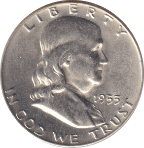1953 SILVER HALF DOLLAR USA - Cambridgeshire Coins