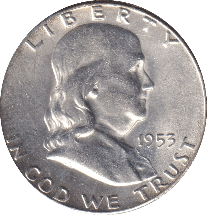 1953 SILVER HALF DOLLAR USA - Cambridgeshire Coins