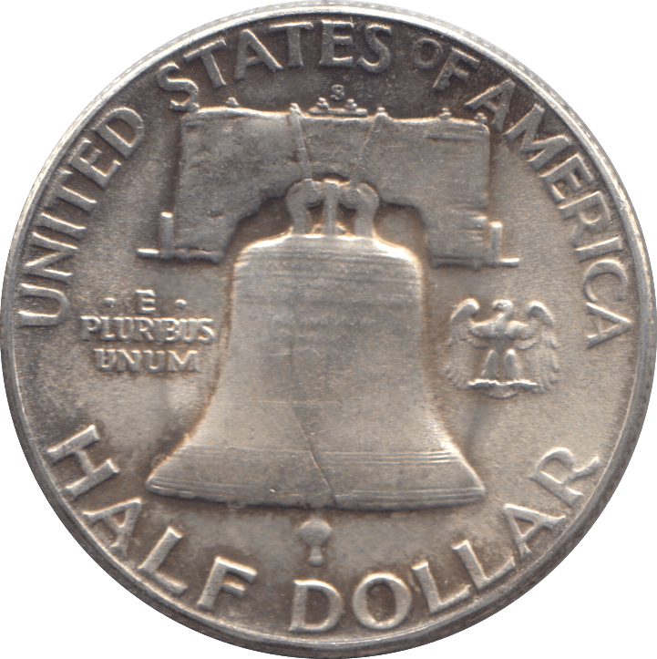 1953 SILVER HALF DOLLAR USA - SILVER WORLD COINS - Cambridgeshire Coins