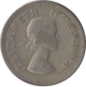 1953 SILVER SOUTH AFRICAN 2 1/2 SHILLINGS - SILVER WORLD COINS - Cambridgeshire Coins