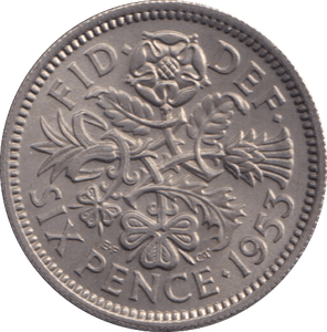 1953 SIXPENCE ( UNC ) - Sixpence - Cambridgeshire Coins