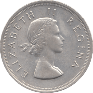 1953 SOUTH AFRICA SILVER 5 SHILLINGS - WORLD COINS - Cambridgeshire Coins