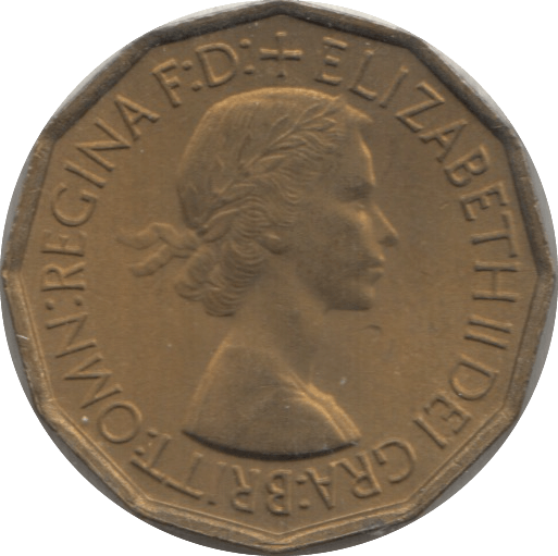 1953 THREEPENCE ( BU ) - Threepence - Cambridgeshire Coins