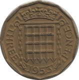 1953 THREEPENCE ( BU ) - Threepence - Cambridgeshire Coins
