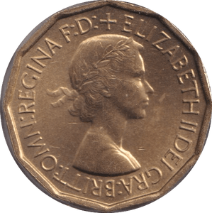 1953 THREEPENCE ( UNC ) - Threepence - Cambridgeshire Coins