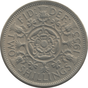 1953 TWO SHILLINGS ( BU ) - Two SHILLINGS - Cambridgeshire Coins