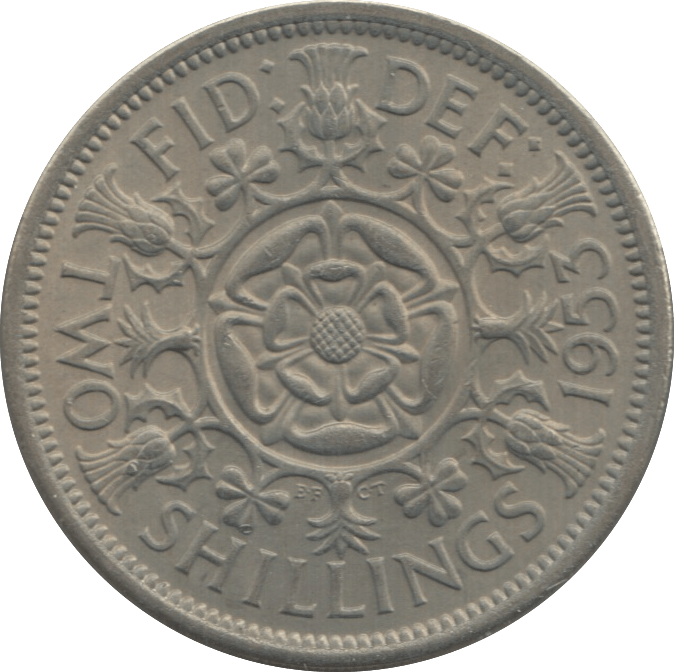 1953 TWO SHILLINGS ( BU ) - Two SHILLINGS - Cambridgeshire Coins