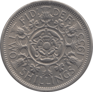 1953 TWO SHILLINGS ( UNC ) - Two SHILLINGS - Cambridgeshire Coins