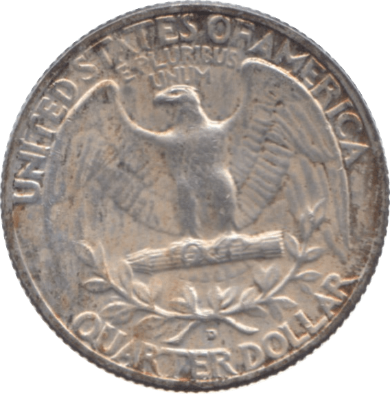 1953 USA SILVER 1/4 DOLLAR - SILVER WORLD COINS - Cambridgeshire Coins