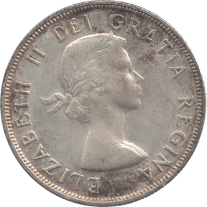 1954 CANADA SILVER ONE DOLLAR 9 - WORLD SILVER COINS - Cambridgeshire Coins