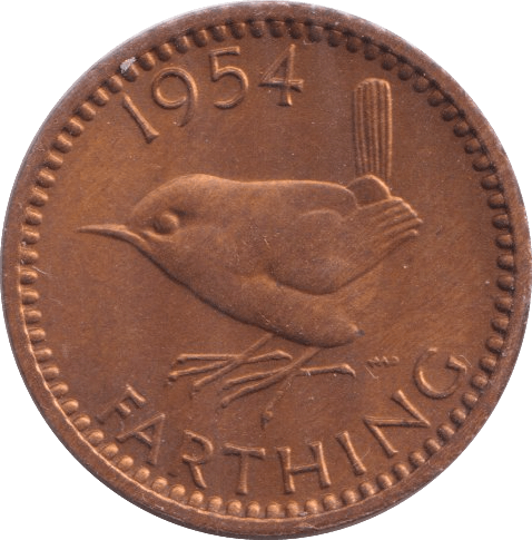 1954 FARTHING ( BU ) - Farthing - Cambridgeshire Coins