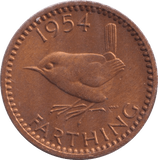 1954 FARTHING ( BU ) - Farthing - Cambridgeshire Coins