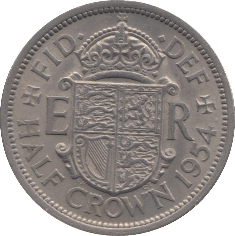 1954 HALFCROWN 2 ( UNC ) - Halfcrown - Cambridgeshire Coins