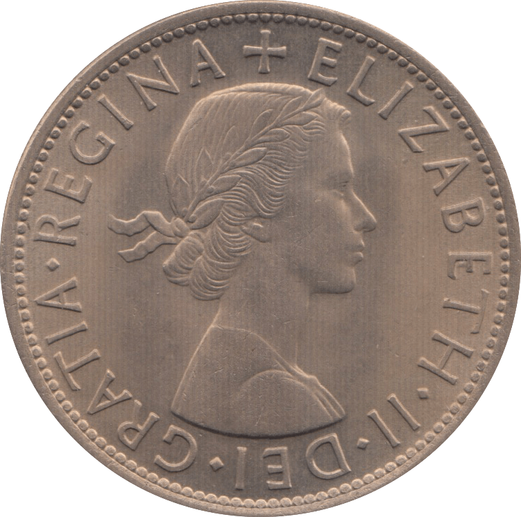 1954 HALFCROWN ( UNC ) 4 - HALFCROWN - Cambridgeshire Coins