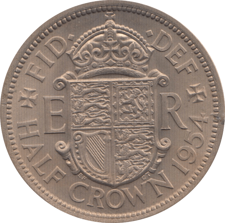 1954 HALFCROWN ( UNC ) 4 - HALFCROWN - Cambridgeshire Coins