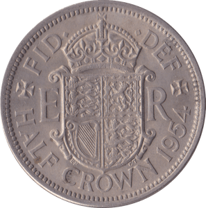 1954 HALFCROWN ( UNC ) - Halfcrown - Cambridgeshire Coins