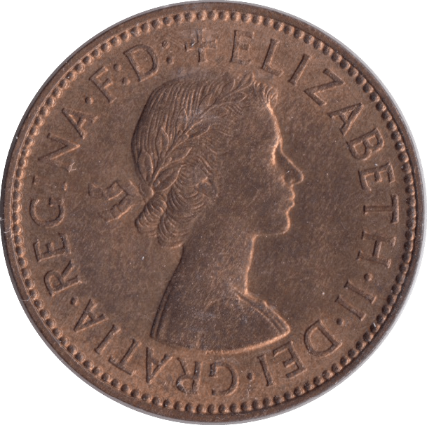 1954 HALFPENNY ( UNC ) - Halfpenny - Cambridgeshire Coins