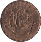 1954 HALFPENNY ( UNC ) - Halfpenny - Cambridgeshire Coins
