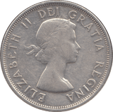 1954 SILVER FIFTY CENTS CANADA - WORLD SILVER COINS - Cambridgeshire Coins