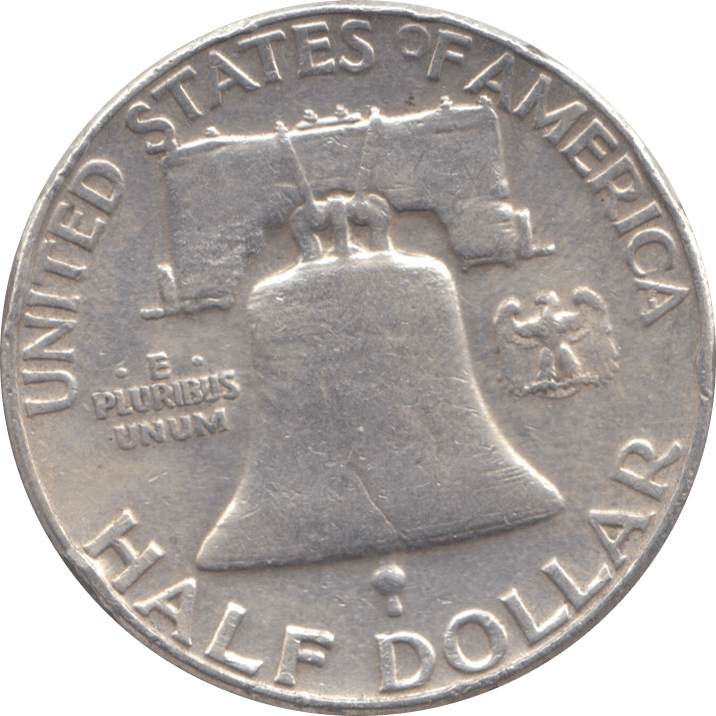 1954 SILVER HALF DOLLAR USA A - WORLD SILVER COINS - Cambridgeshire Coins