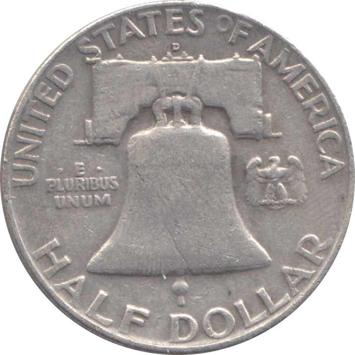 1954 SILVER HALF DOLLAR USA B - WORLD SILVER COINS - Cambridgeshire Coins