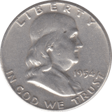 1954 SILVER HALF DOLLAR USA C - WORLD SILVER COINS - Cambridgeshire Coins
