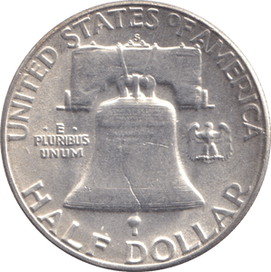1954 SILVER HALF DOLLAR USA - Cambridgeshire Coins