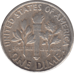 1954 SILVER ONE DIME USA - SILVER WORLD COINS - Cambridgeshire Coins