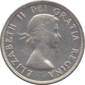 1954 SILVER ONE DOLLAR CANADA - WORLD SILVER COINS - Cambridgeshire Coins