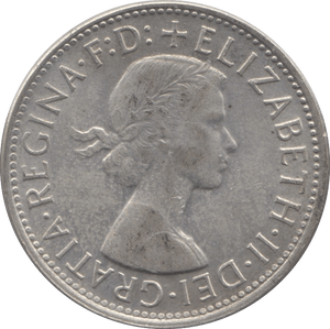 1954 SILVER ONE FLORIN AUSTRALIA - SILVER WORLD COINS - Cambridgeshire Coins
