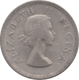 1954 SILVER SOUTH AFRICAN 2 1/2 SHILLING - SILVER WORLD COINS - Cambridgeshire Coins