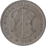 1954 SILVER SOUTH AFRICAN 2 SHILLINGS - SILVER WORLD COINS - Cambridgeshire Coins