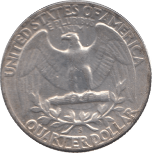 1954 USA SILVER 1/4 DOLLAR - SILVER WORLD COINS - Cambridgeshire Coins